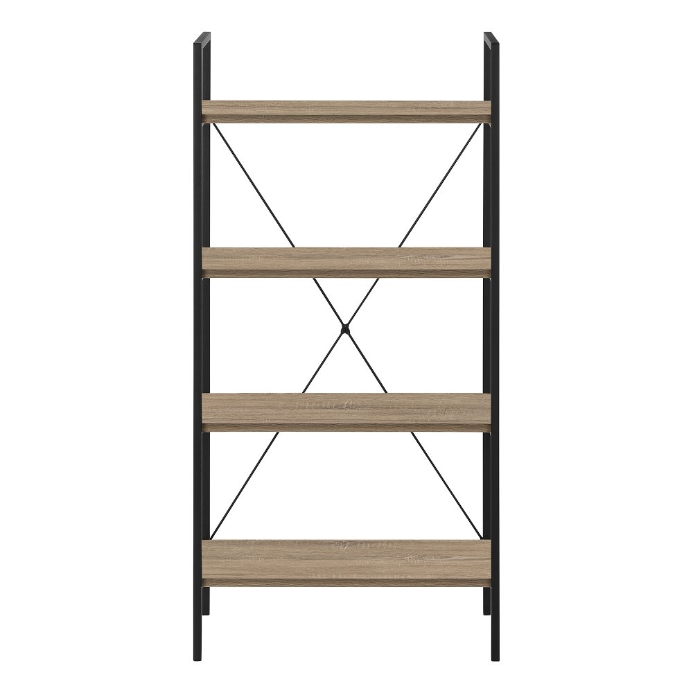 Winston 48" Brown Modern Bookshelf