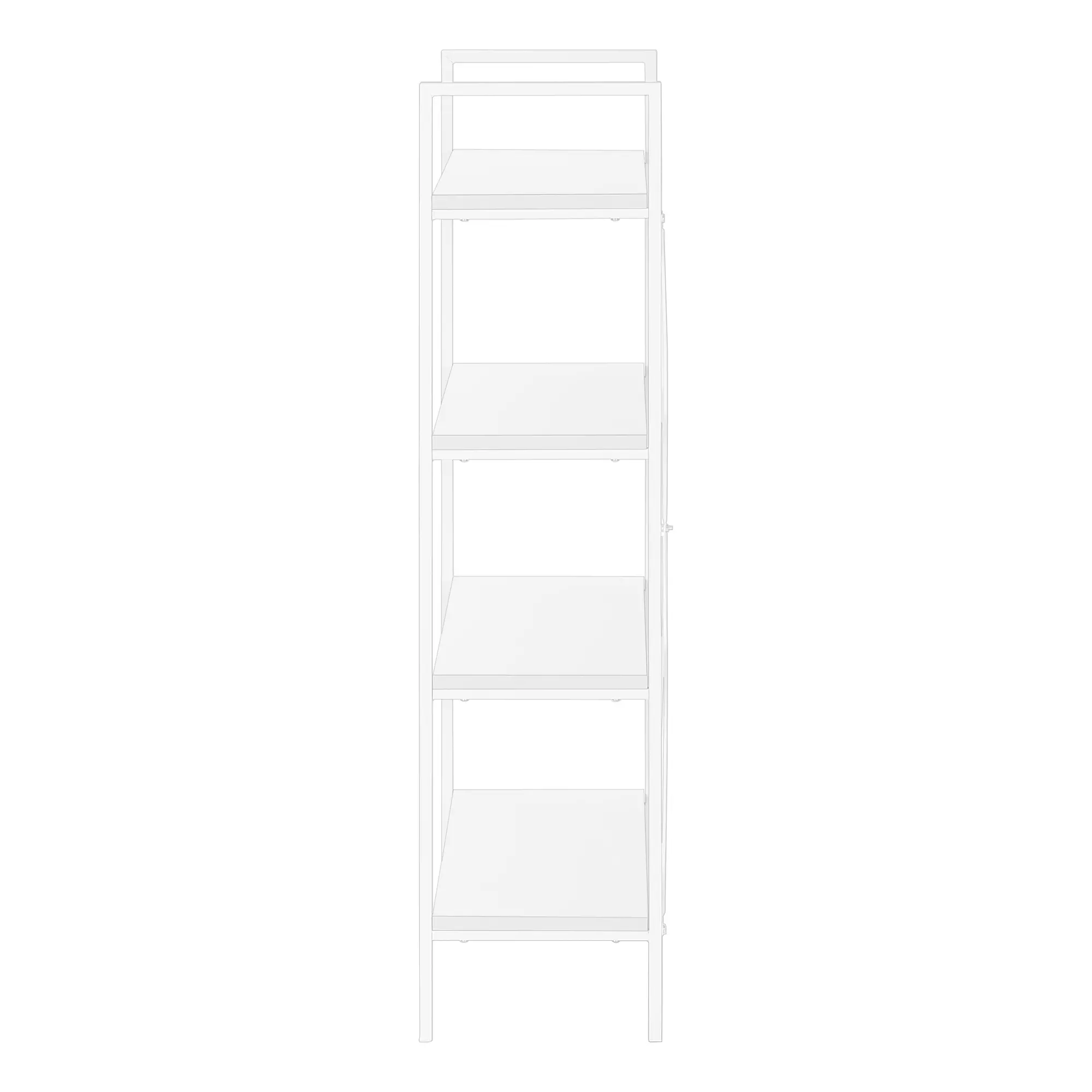 Winston 48  White Bookshelf-4