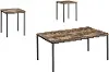 Carly Brown Tables, Set of 3