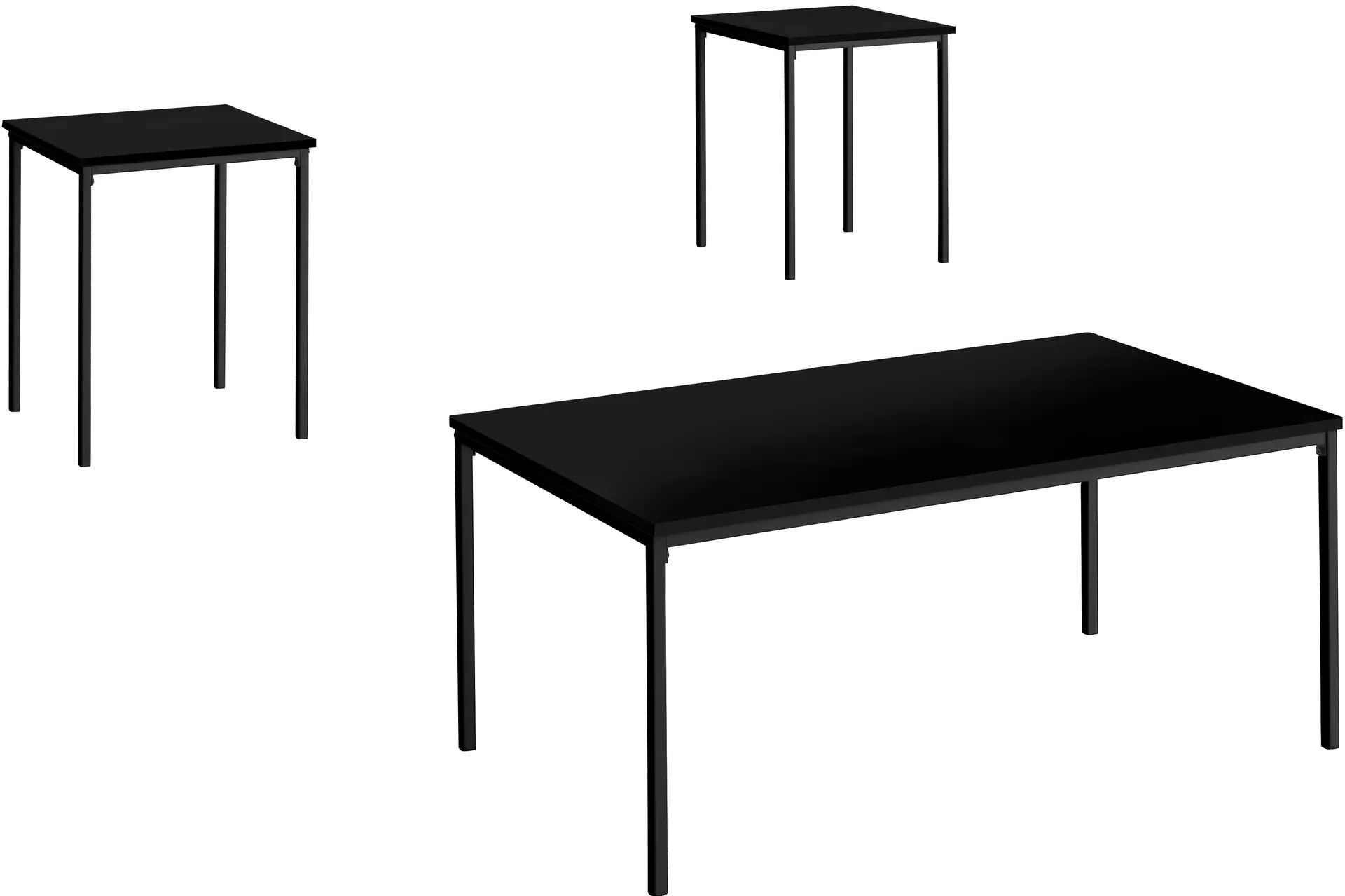 Carly Black 3 Piece Living Room Table Set-1