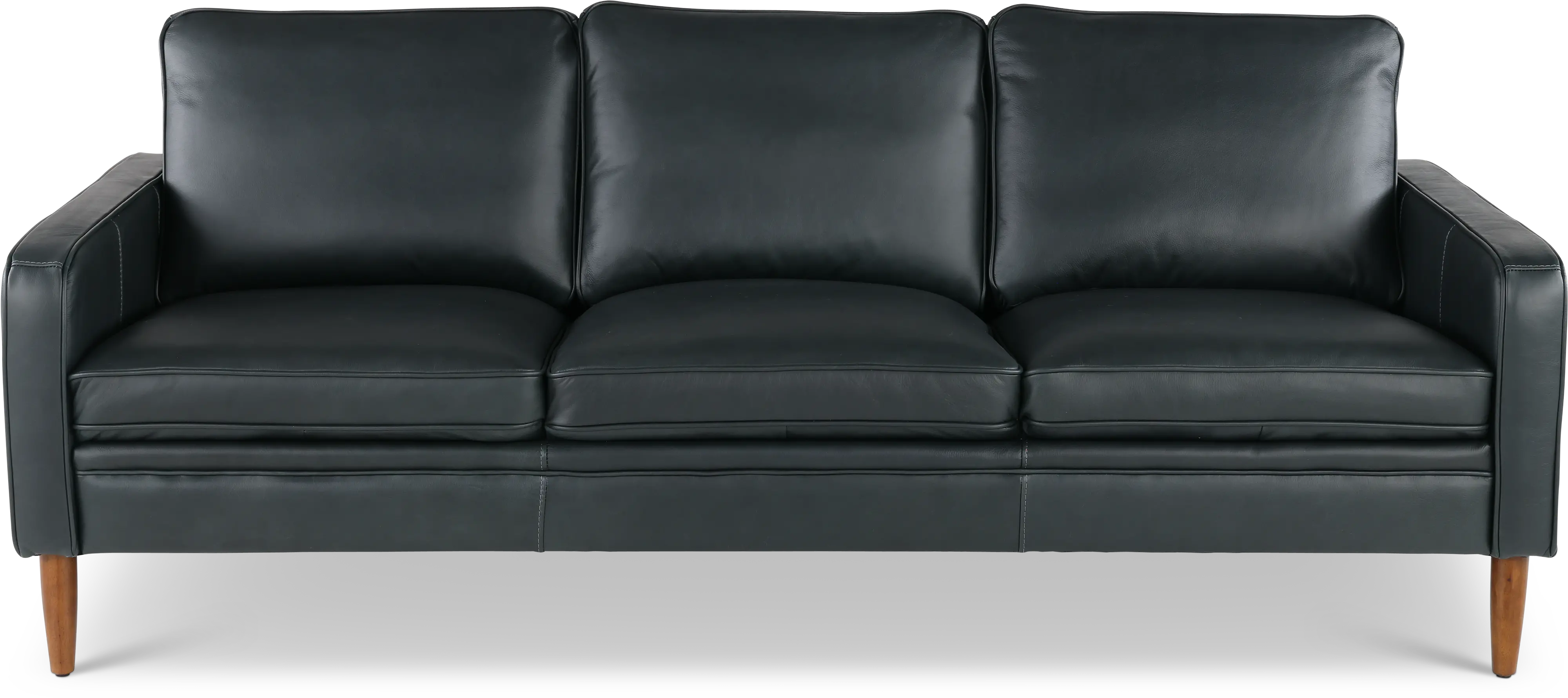Volcano Blue Leather Sofa-1