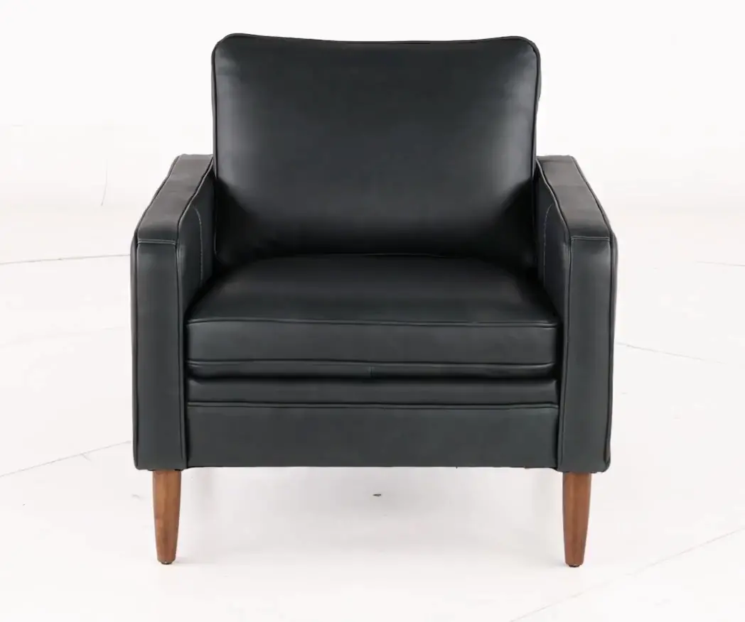 Volcano Blue Leather Chair-5