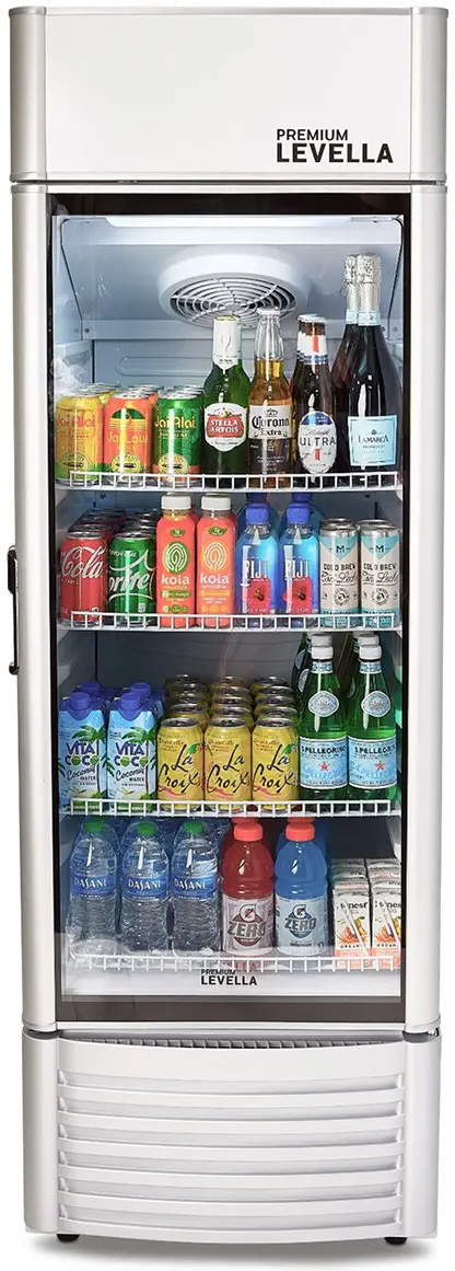 Levella 9.0 Cu Ft Display Beverage Refrigerator - Silver-2