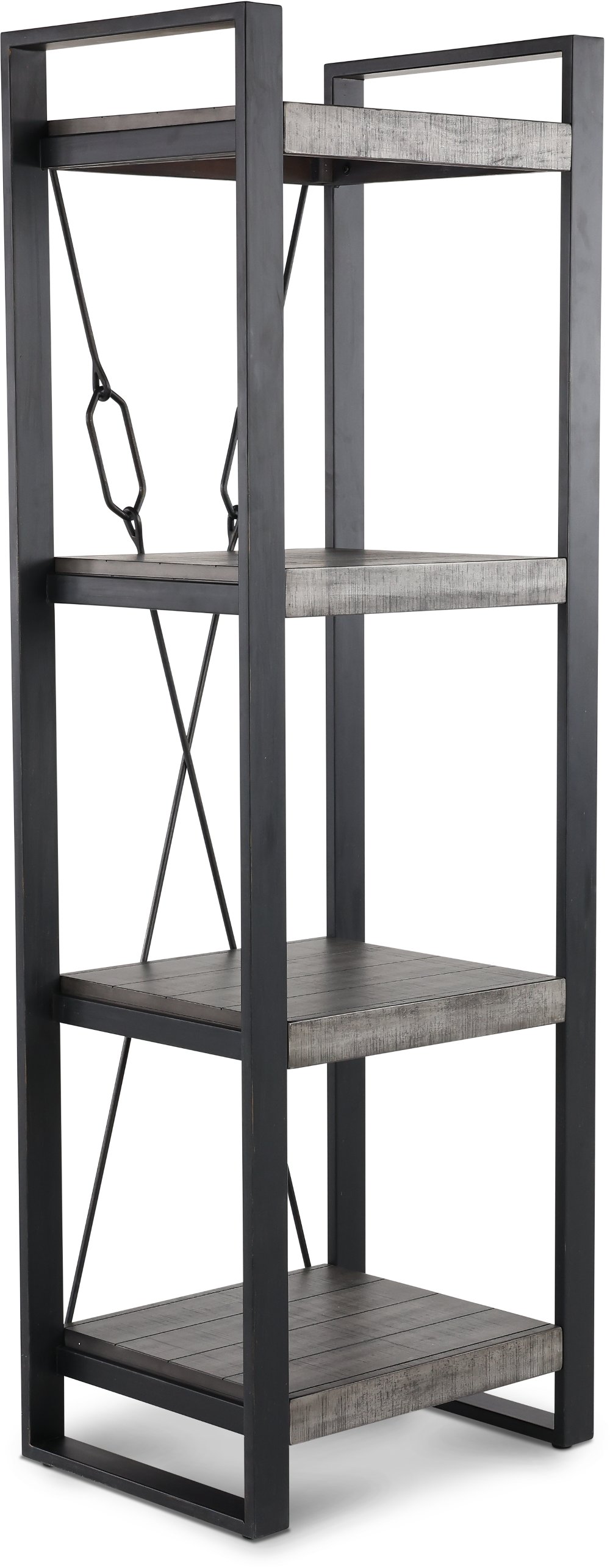 Ferrand Gray Bookcase Pier