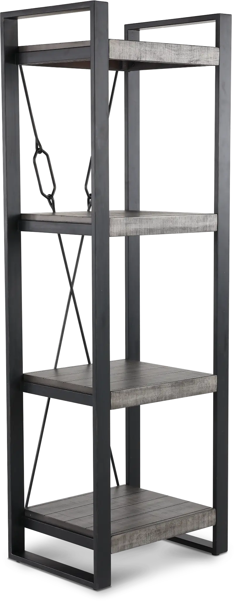 Ferrand Gray Bookcase Pier