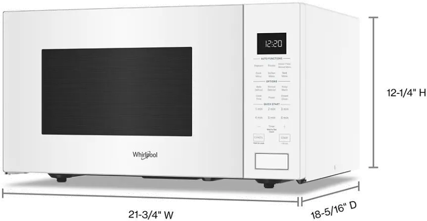 WMCS7022PZ Whirlpool 1.6 Cu Ft Sensor Microwave - Stainless Steel-8