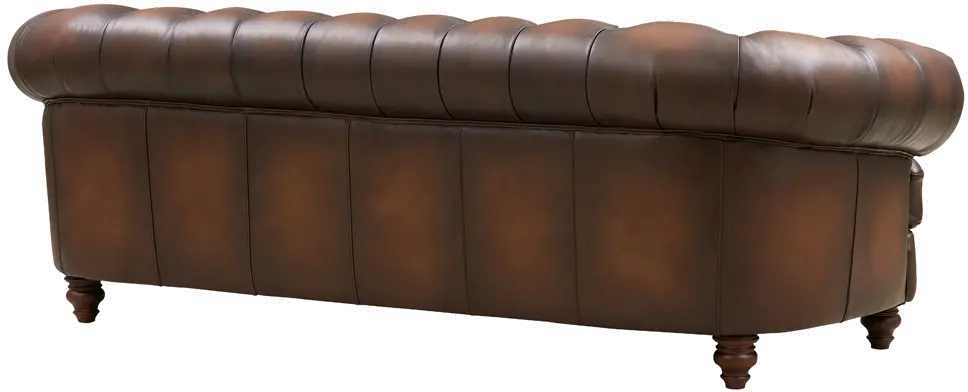Nottingham Caramel Brown Leather Sofa-4