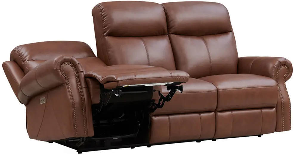 Raymond Pecan Brown Zero Gravity Power Reclining Sofa-6