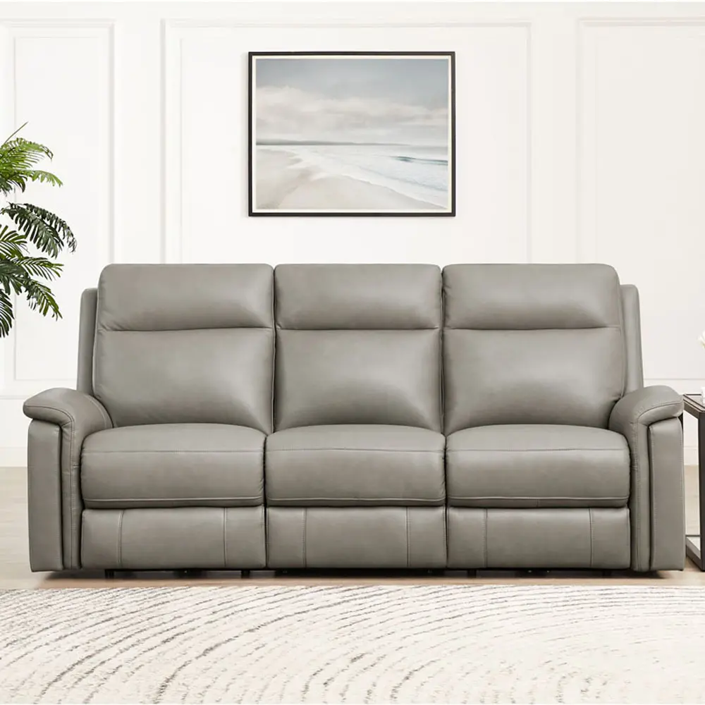 Cozy Gray Zero Gravity Power Reclining Sofa-2