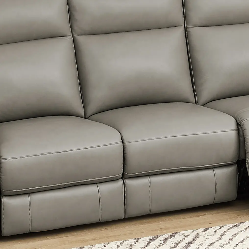 Cozy Gray Zero Gravity Power Reclining Sofa-5