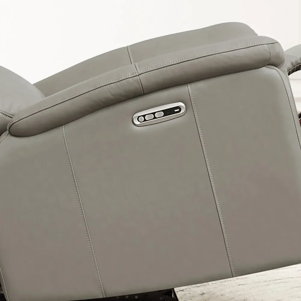 Cozy Gray Zero Gravity Power Reclining Sofa-8