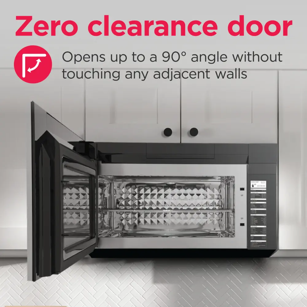 PMOS1980AF Frigidaire 1.9 Cu. Ft. Over-the Range Microwave with Air Fry - Stainless Steel-4