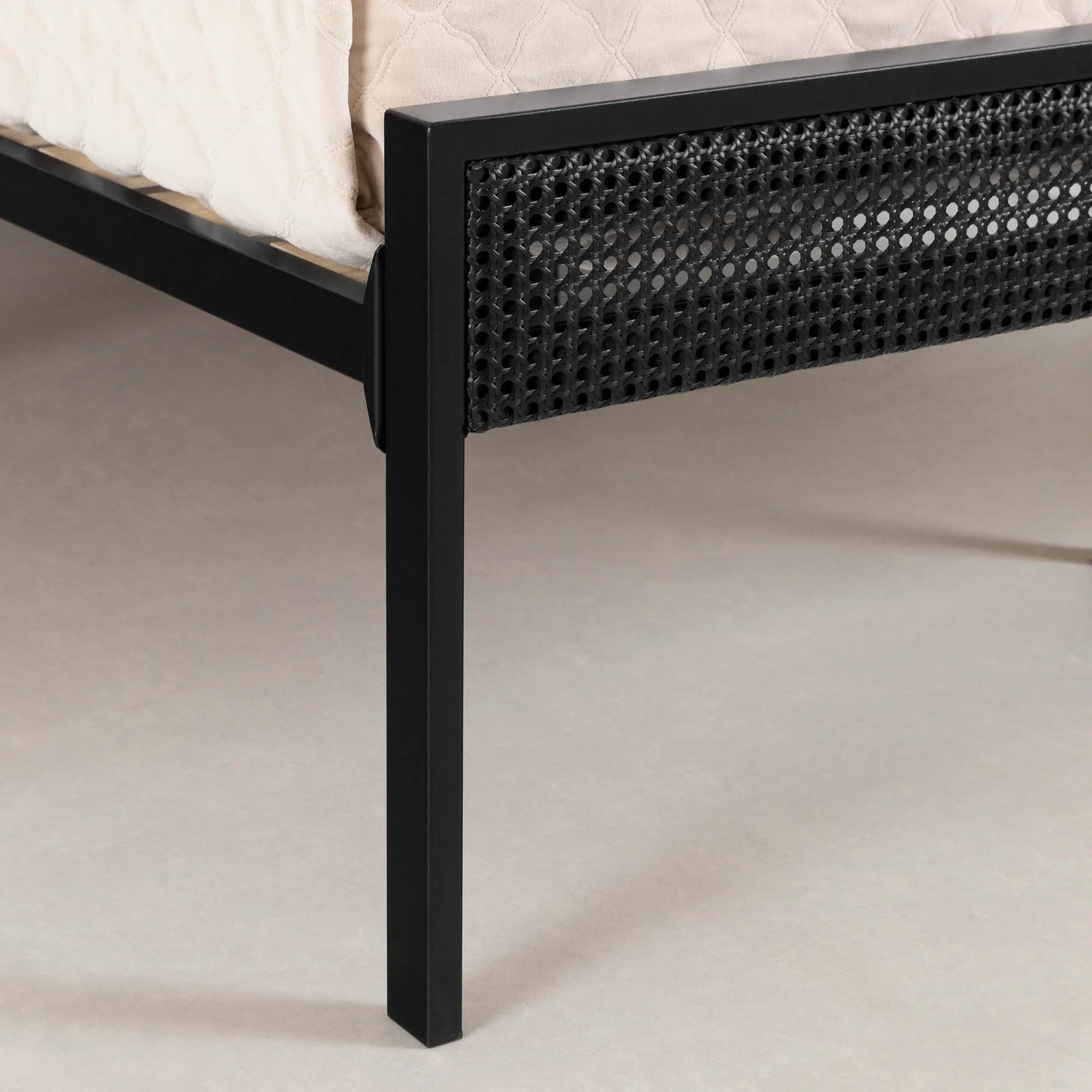 14590 Hoya Black Full Platform Bed - South Shore-8