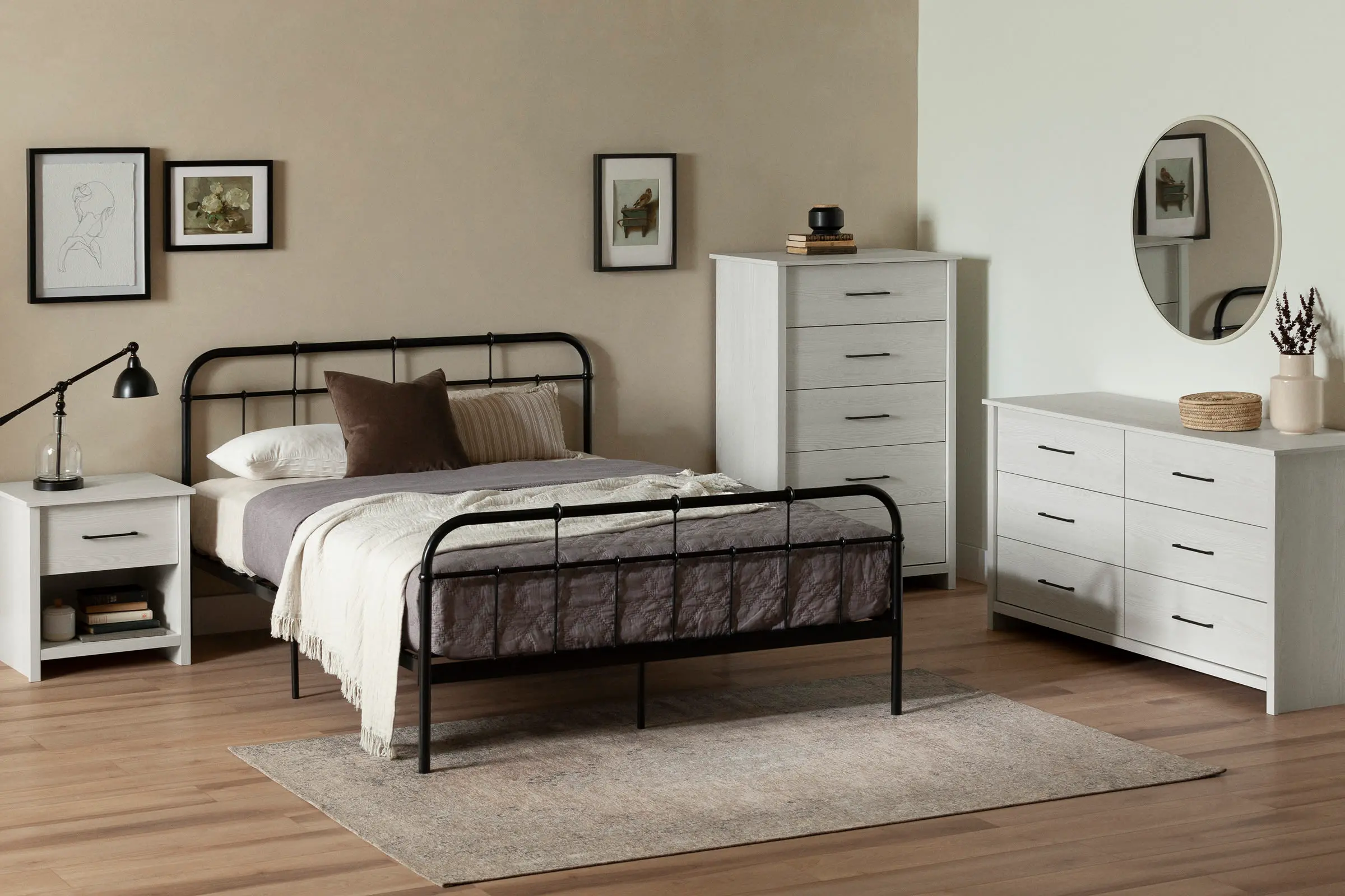 14752 Fernley White Nightstand - South Shore-3