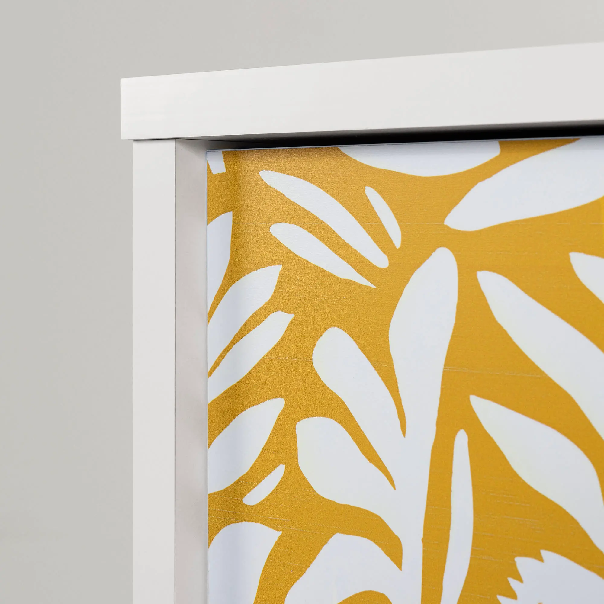 15597 Bloom White and Yellow Dresser-7