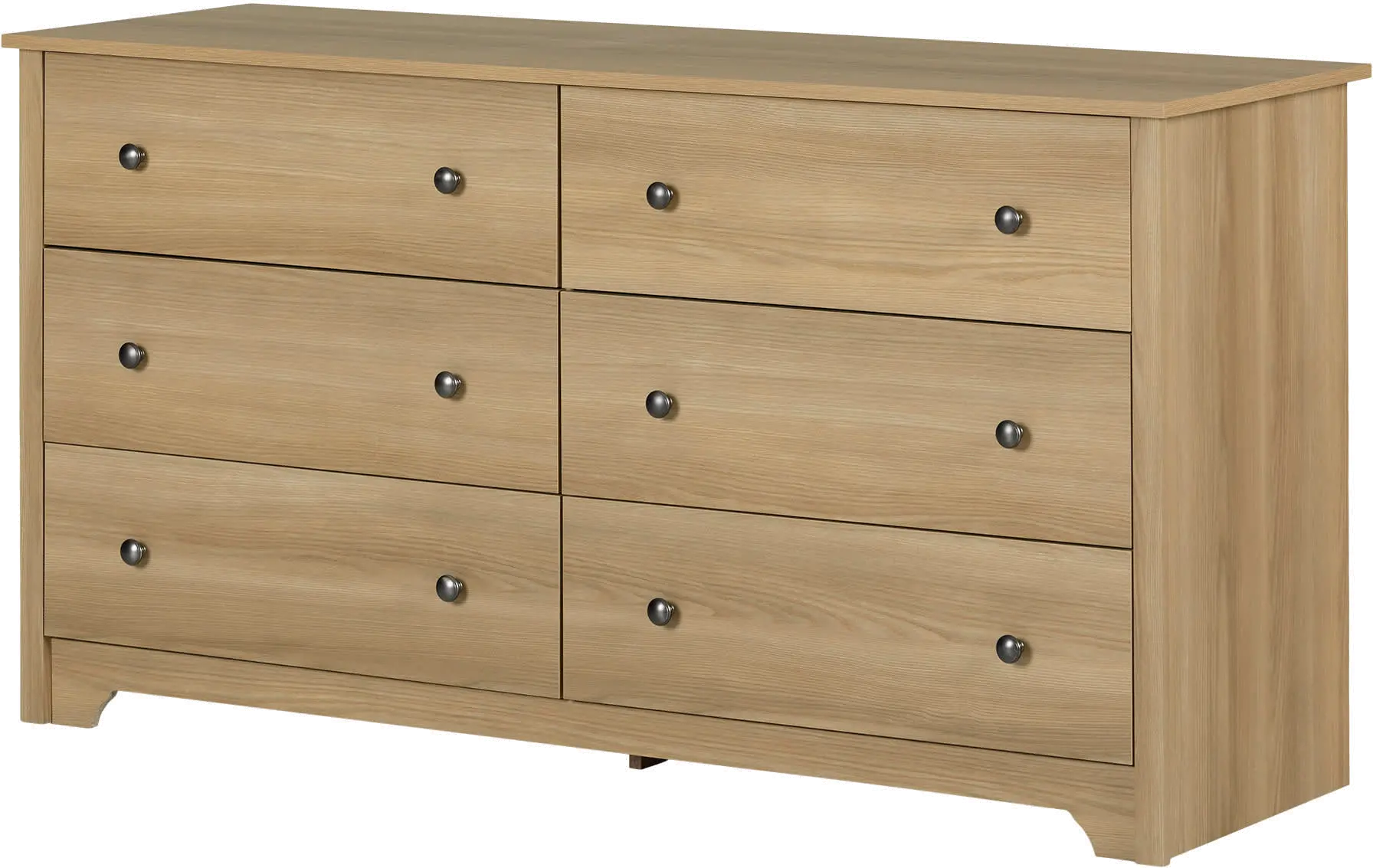 15640 Vito Natural Ash 6-Drawer Double Dresser-1