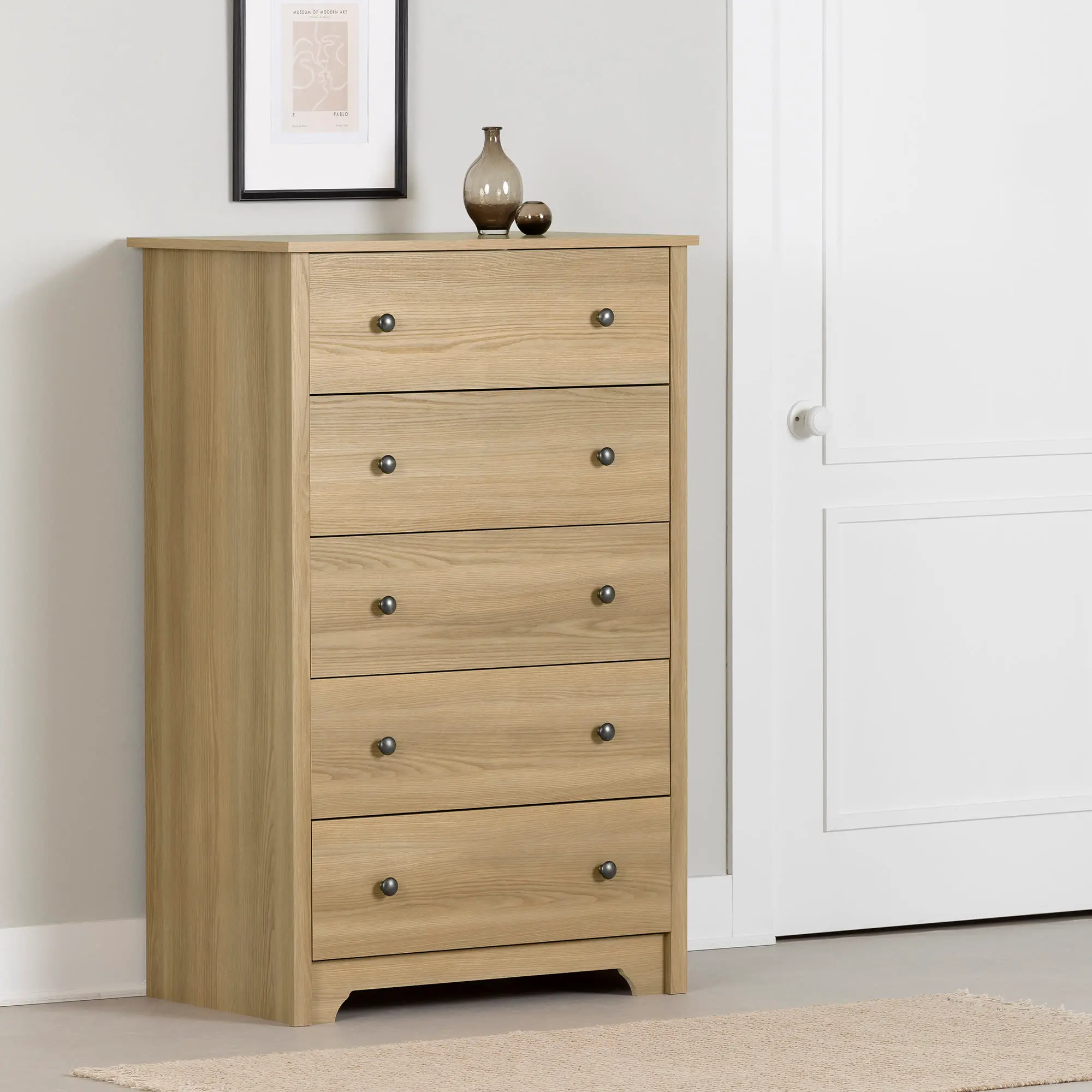 15641 Vito Natural Ash 5-Drawer Chest-2