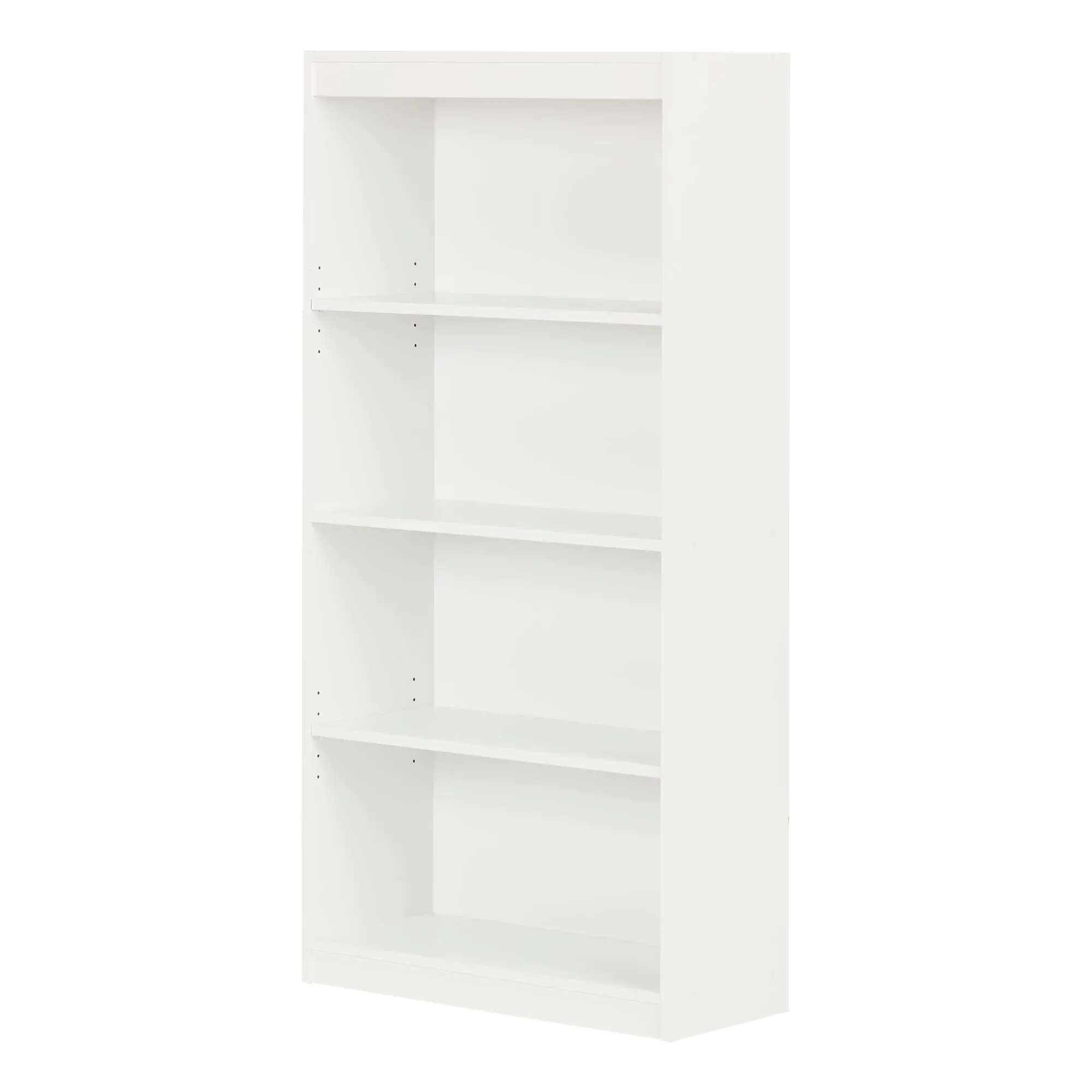 7250767C South Shore Axess Pure White 4-Shelf Bookcase-1