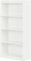 7250767C South Shore Axess Pure White 4-Shelf Bookcase