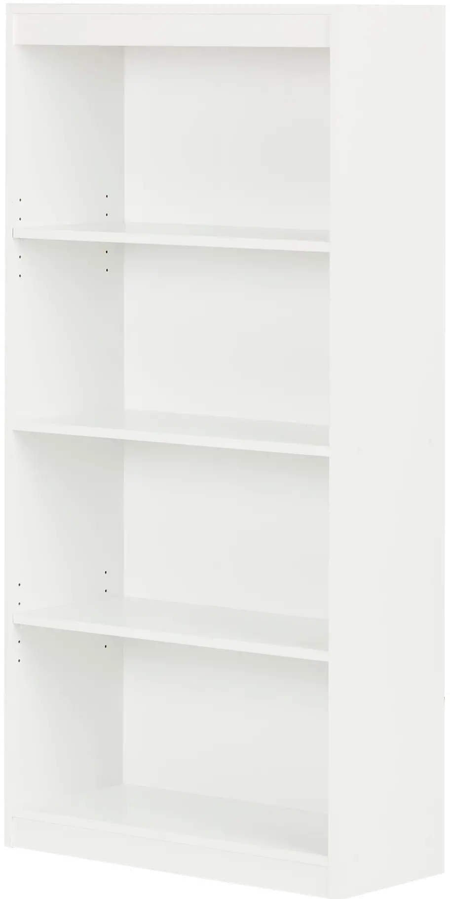 7250767C South Shore Axess Pure White 4-Shelf Bookcase-1