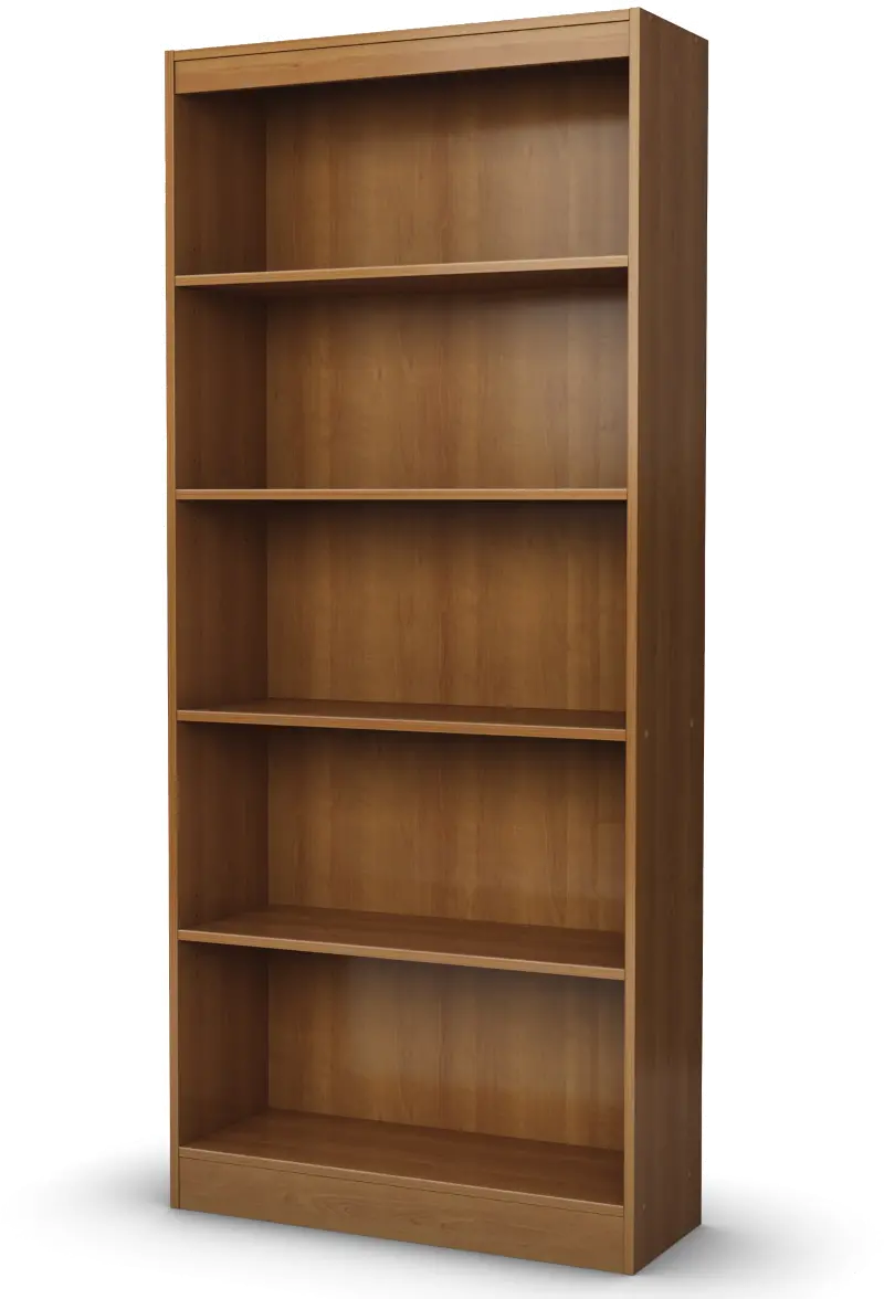 South Shore Axess Morgan Cherry 5-Shelf Bookcase