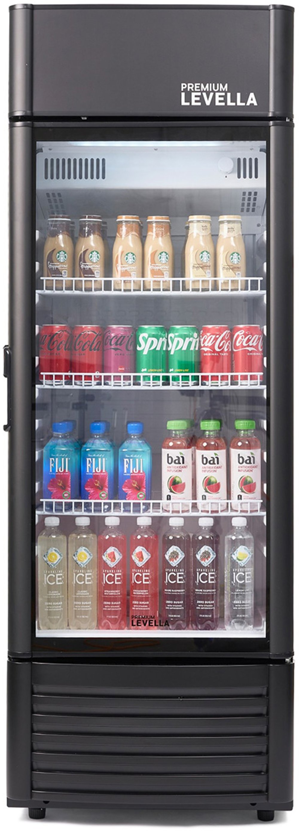 Levella 6.5 Cu Ft Display Beverage Refrigerator - Black