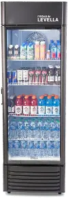 Levella 15.5 Cu Ft Display Beverage Refrigerator - Black