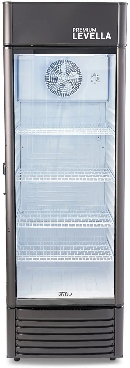 Levella 15.5 Cu Ft Display Beverage Refrigerator - Black-2