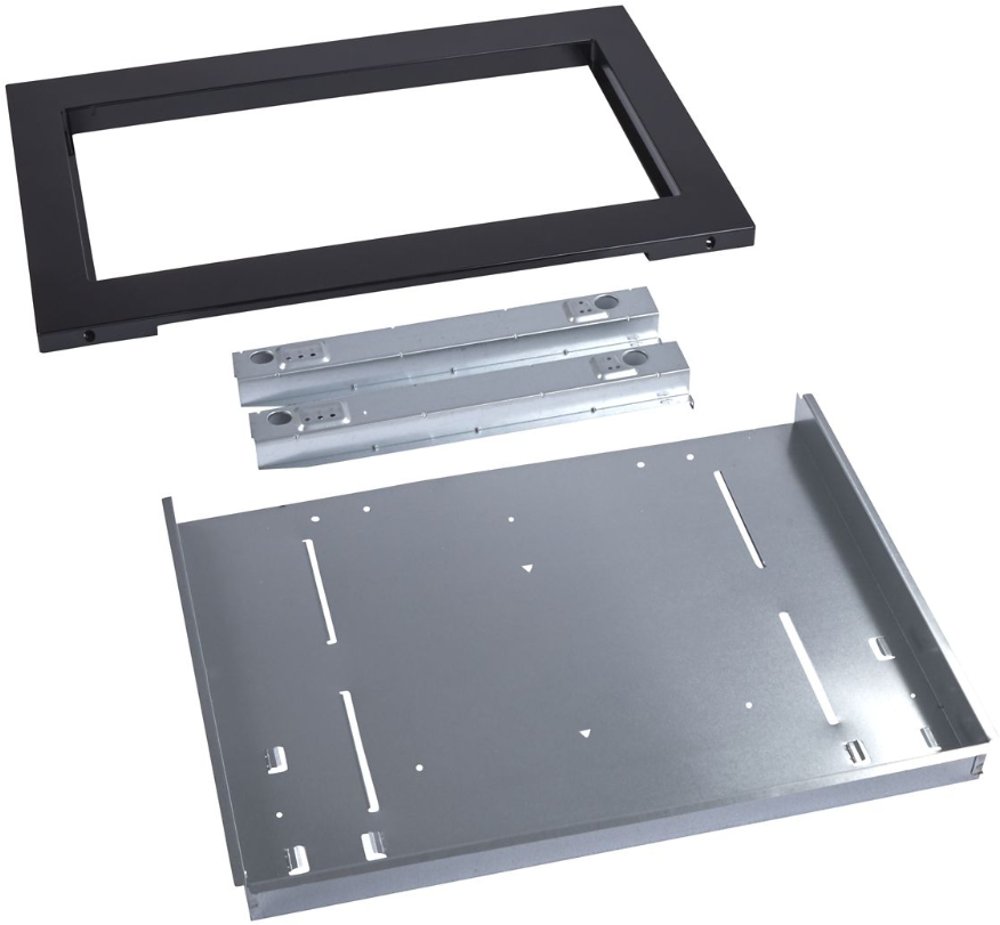 Whirlpool 1.6 Cu Ft Microwave Trim Kit - 27" Black Stainless Steel