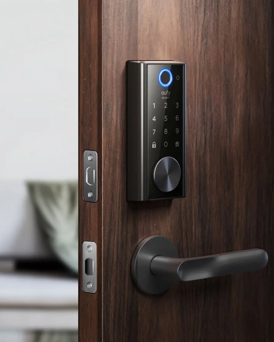 eufy Security Smart Lock Wi-Fi Replacement Deadbolt - Black-2