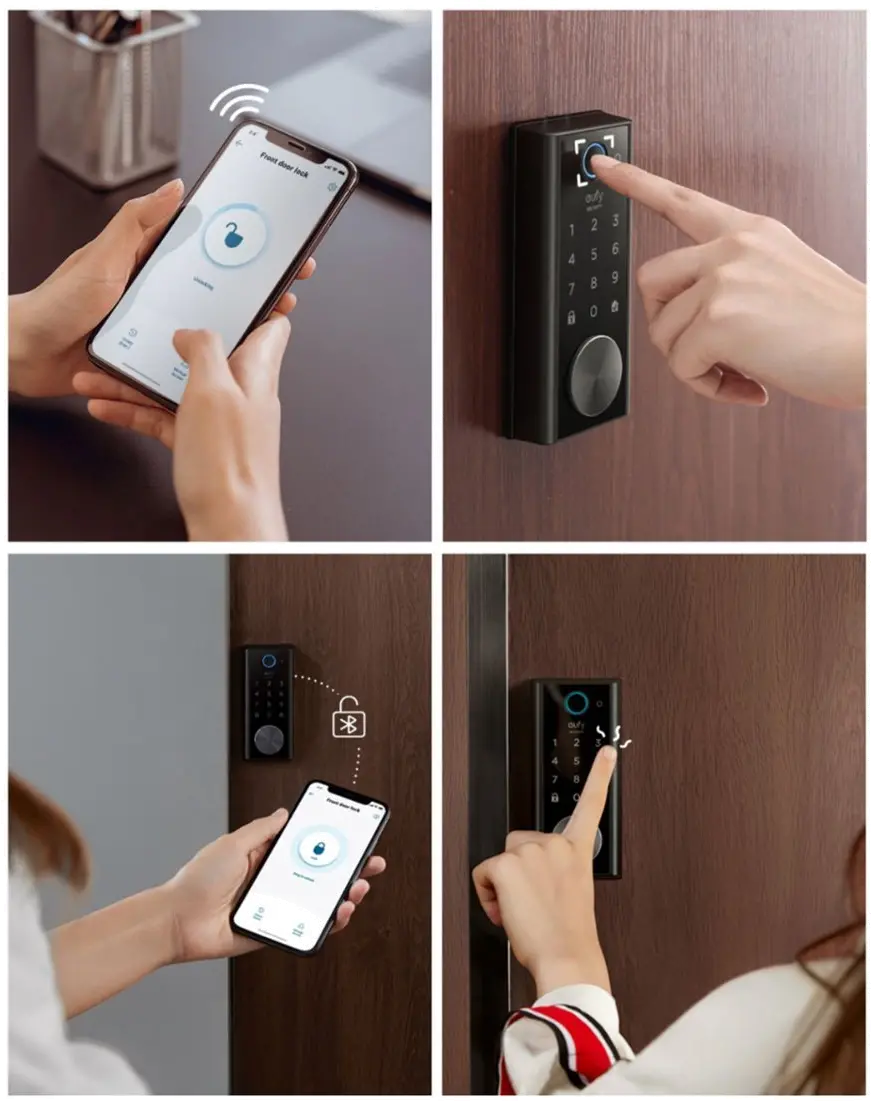 eufy Security Smart Lock Wi-Fi Replacement Deadbolt - Black-7