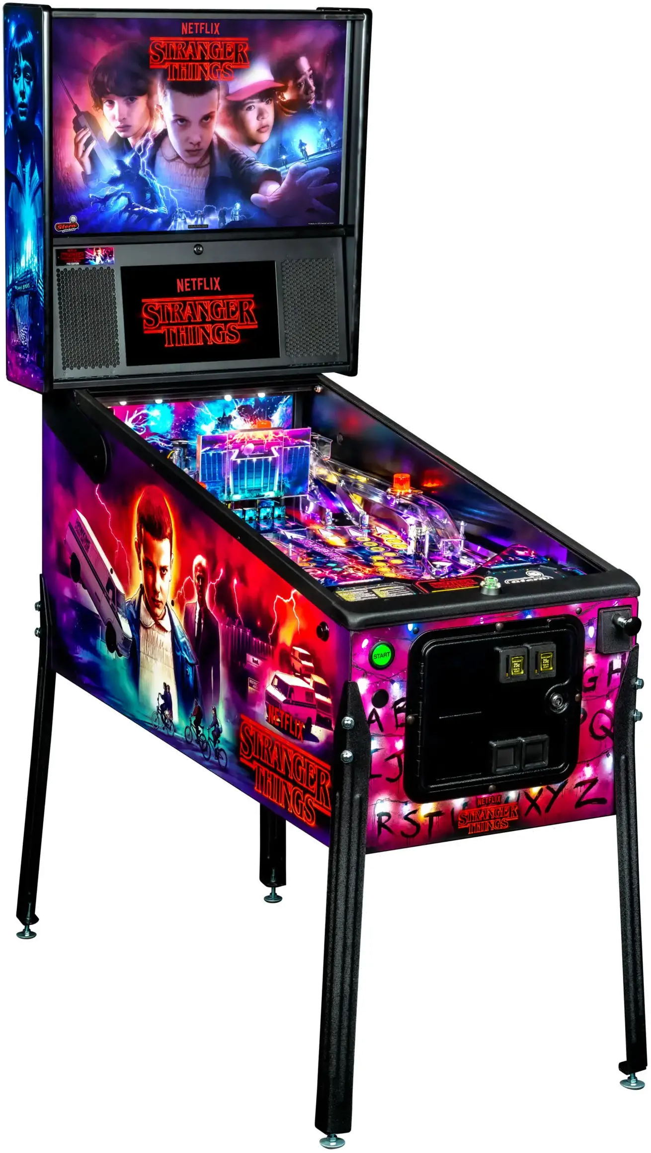 500-55Y1-11 Stern Stranger Things Pro Pinball Machine-1