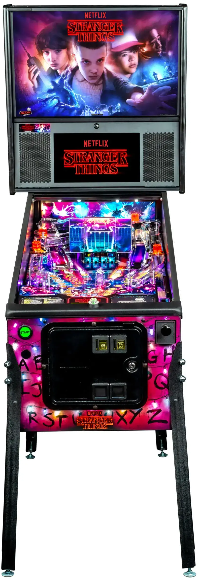 500-55Y1-11 Stern Stranger Things Pro Pinball Machine-2