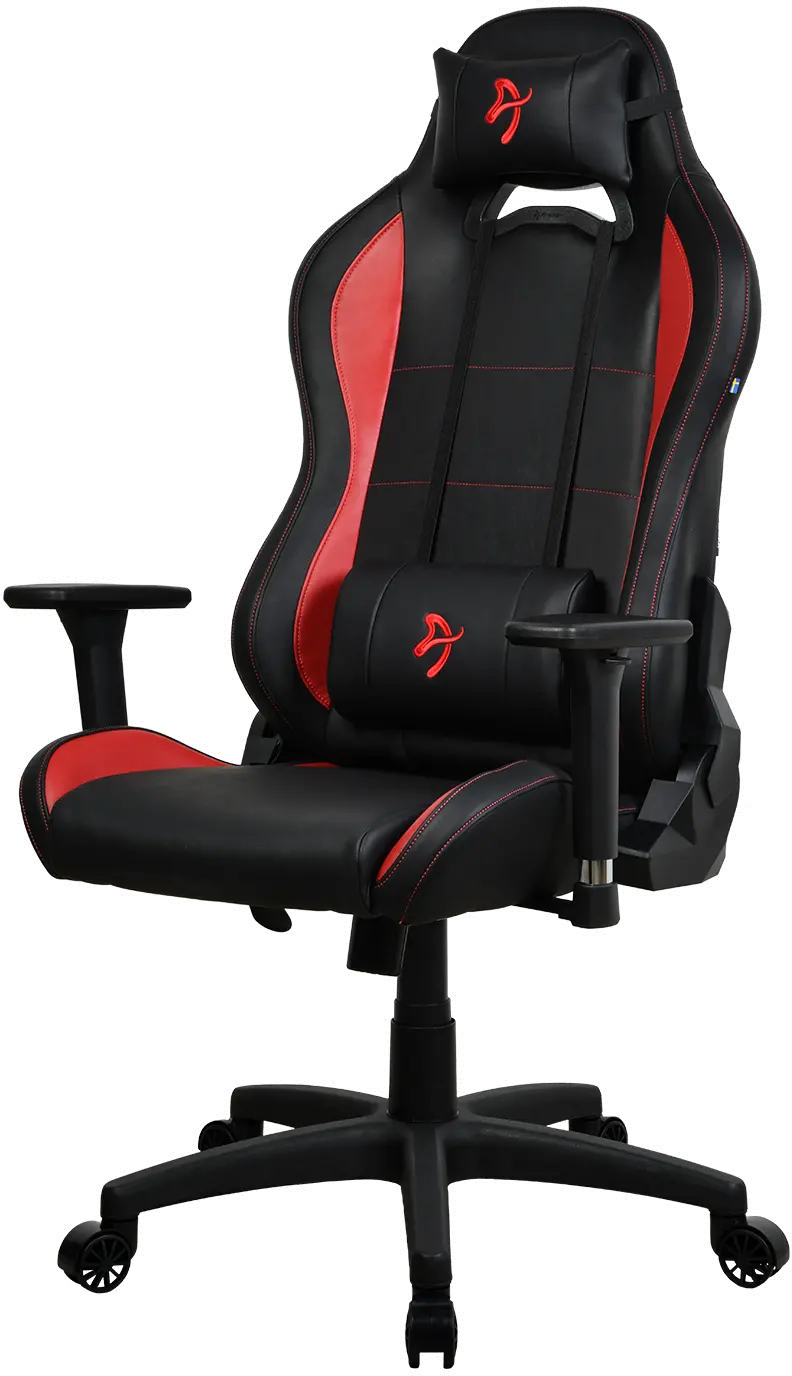 Arozzi - Torretta Soft PU Gaming Chair - Red-3