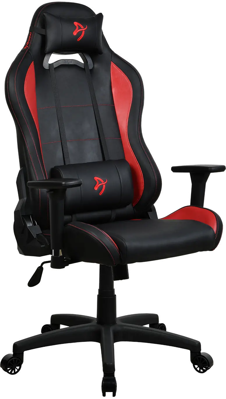 Arozzi - Torretta Soft PU Gaming Chair - Red-7
