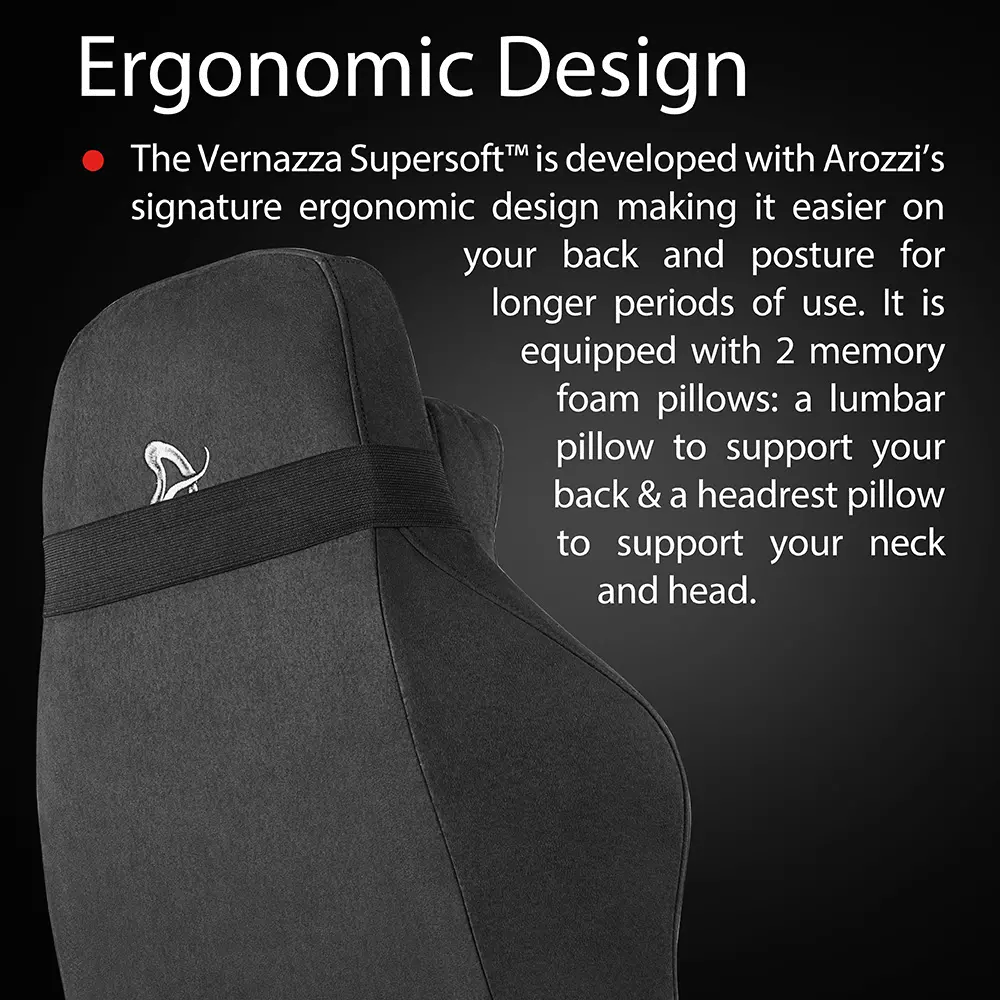 Vernazza Black Super Soft Gaming Chair-10