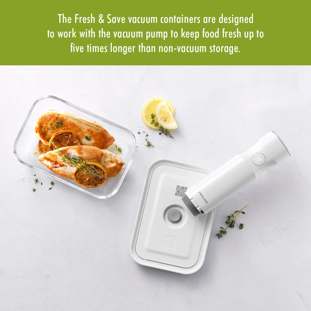 Zwilling Fresh & Save 2-pc Glass Food Storage Containers-2