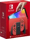 045496597368 Nintendo Switch OLED Joy-Con Controllers Mario Red Edition