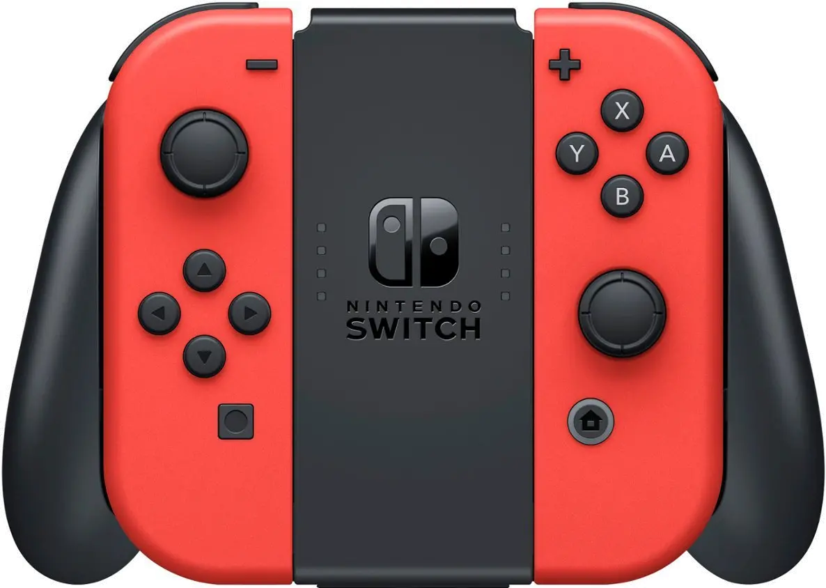 045496597368 Nintendo Switch OLED Joy-Con Controllers Mario Red Edition-5