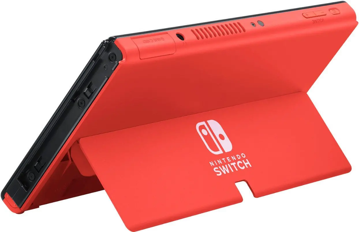 045496597368 Nintendo Switch OLED Joy-Con Controllers Mario Red Edition-7