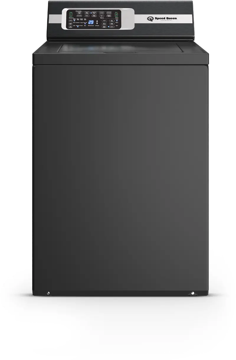 Speed Queen 3.2 Cu Ft Top Load Washer with Agitator - Matte Black