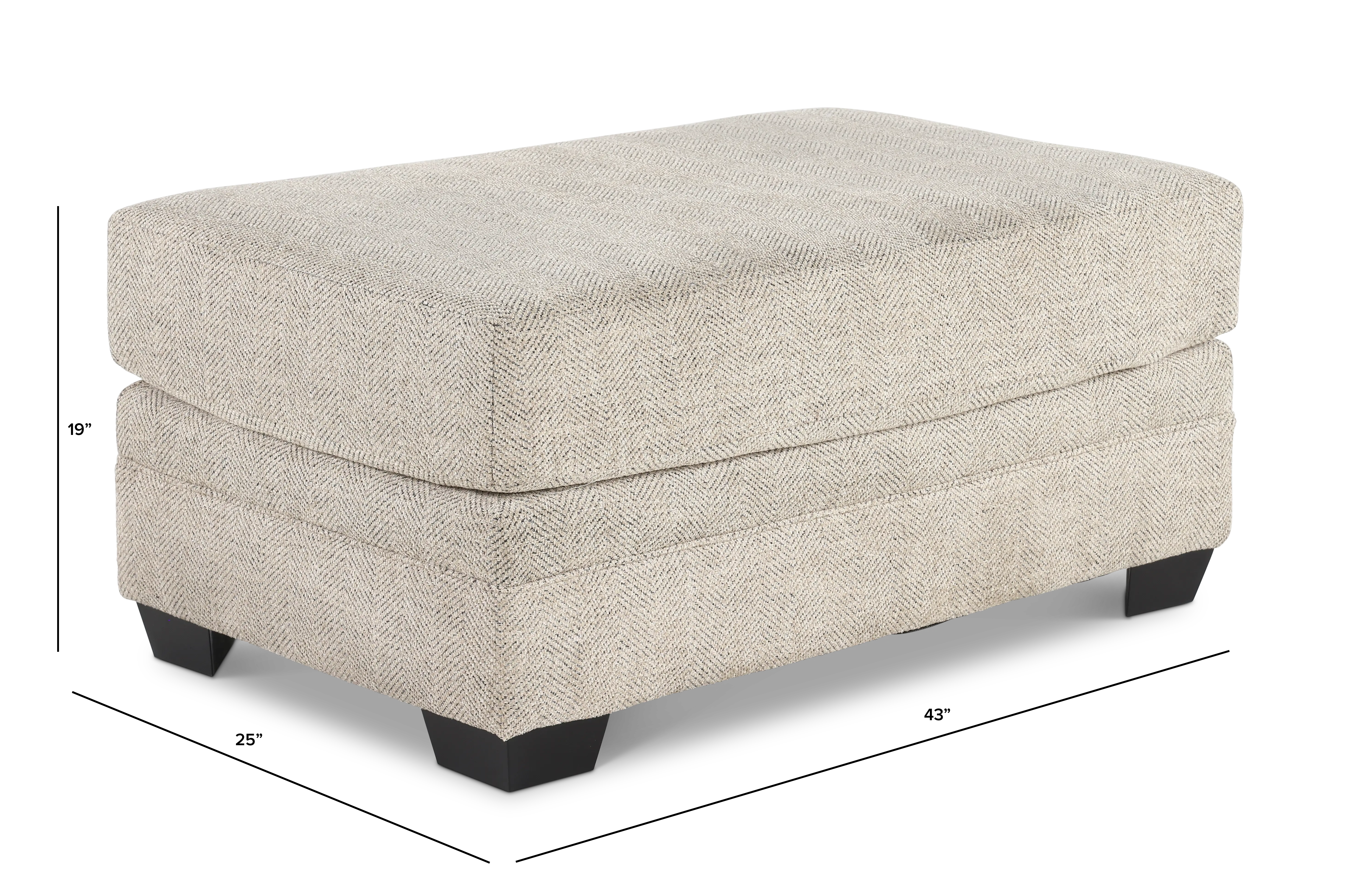 McCall Hemp Beige Ottoman-3