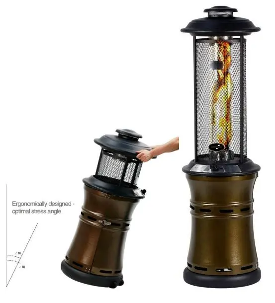 HeatMaxx Collapsible Propane Patio Heater-4
