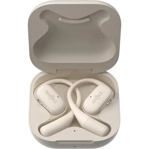 Shokz OpenFit Open-Ear True Wireless Earbuds - Beige | RC Willey