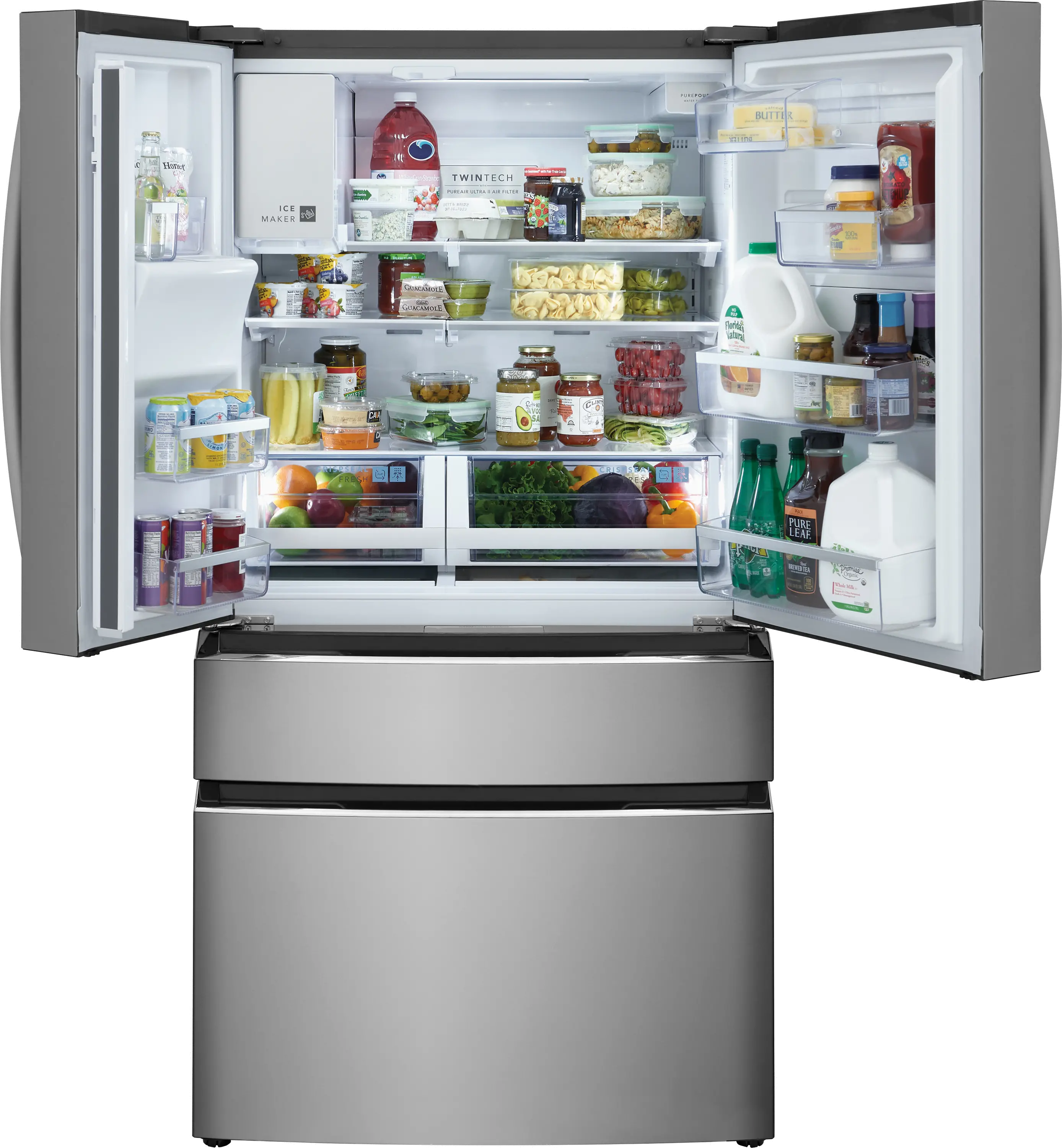 Frigidaire Gallery 21.5 Cu Ft French Door Refrigerator - Counter Depth Stainless Steel-4