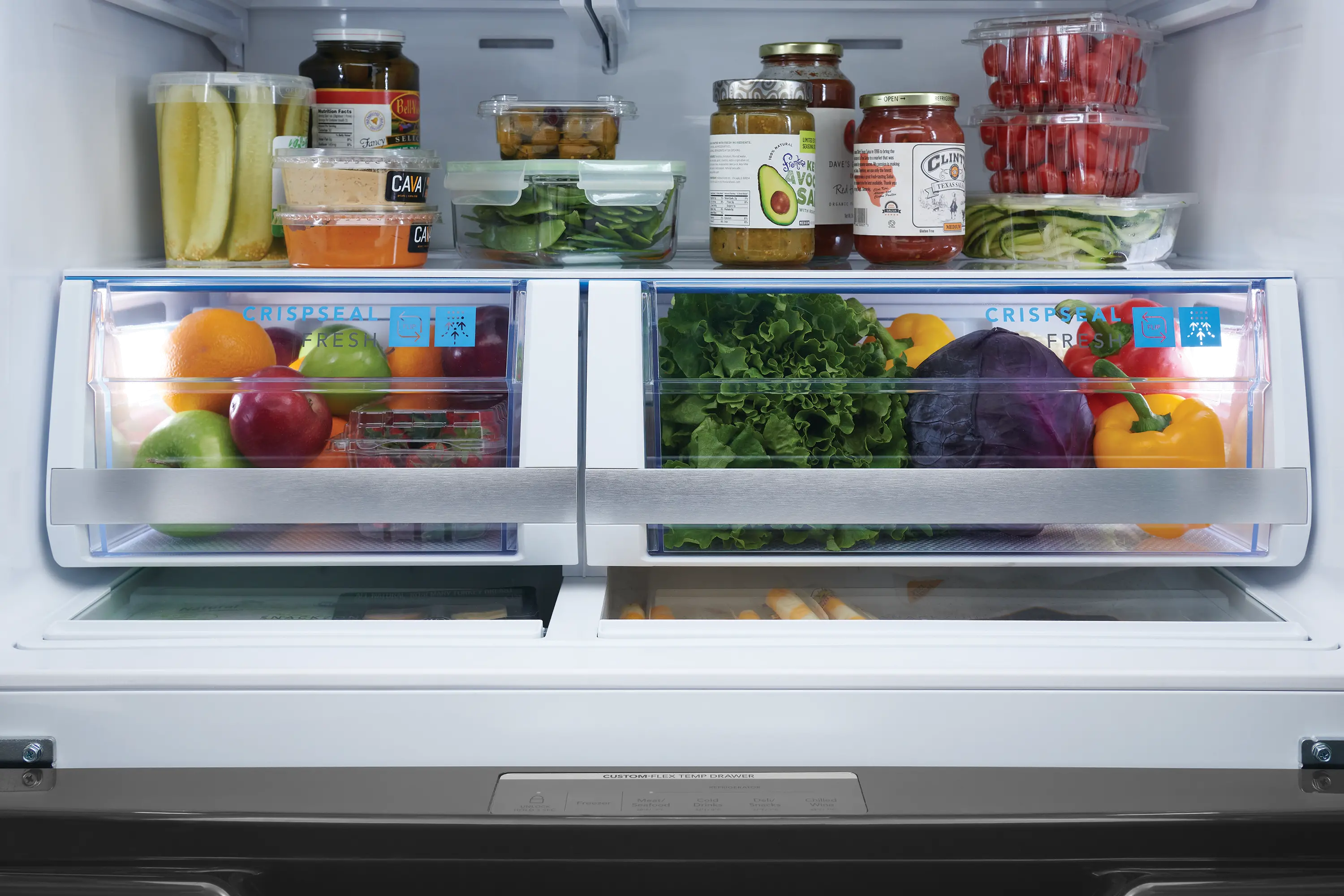 Frigidaire Gallery 21.5 Cu Ft French Door Refrigerator - Counter Depth Stainless Steel-5