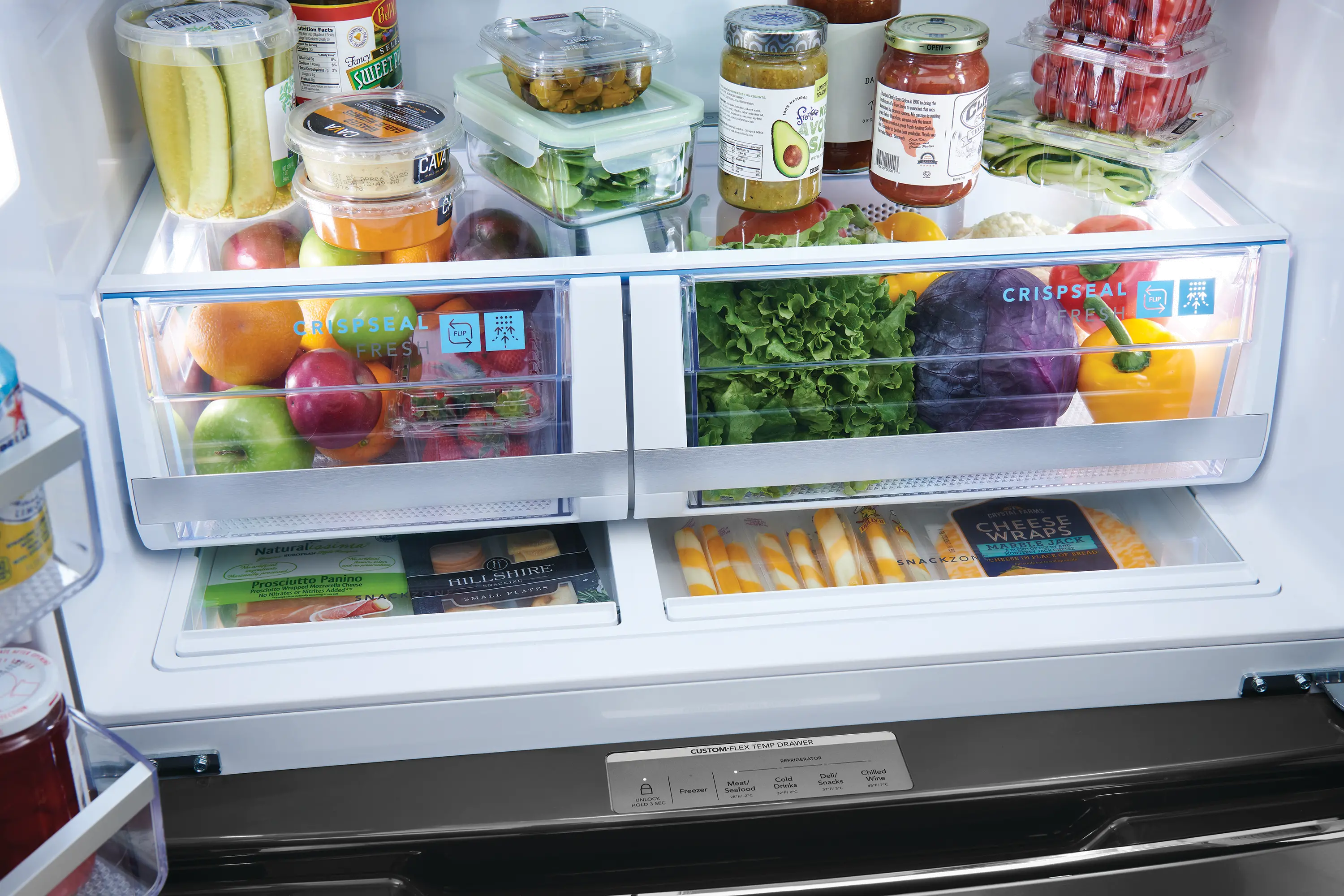 Frigidaire Gallery 21.5 Cu Ft French Door Refrigerator - Counter Depth Stainless Steel-6