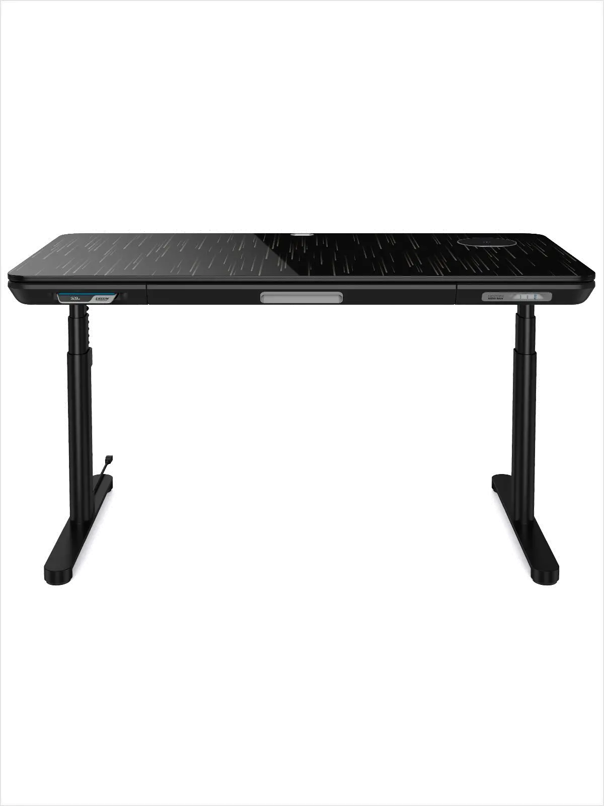 ErgoFx Adjustable Height Standing Desk With Galaxy Glass Desktop-1