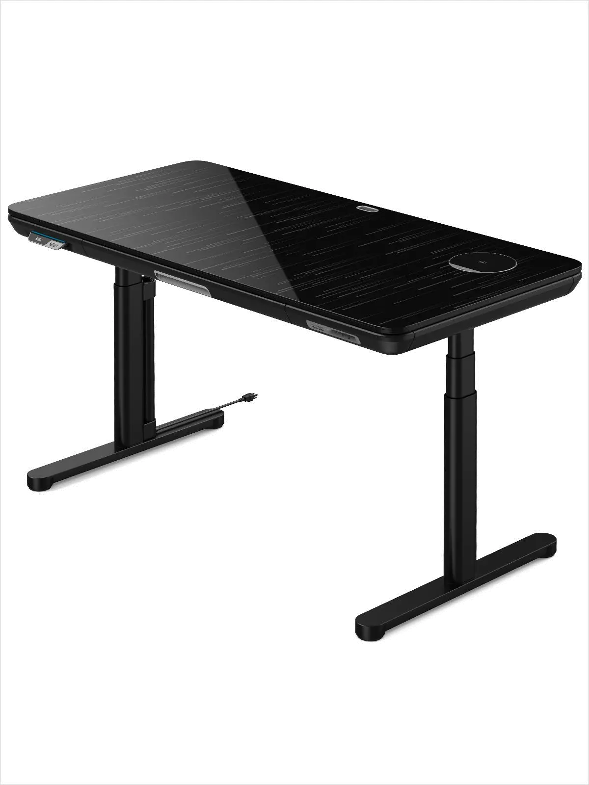 ErgoFx Adjustable Height Standing Desk With Galaxy Glass Desktop-2