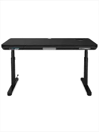 ErgoFx Adjustable Height Standing Desk With Black Desktop